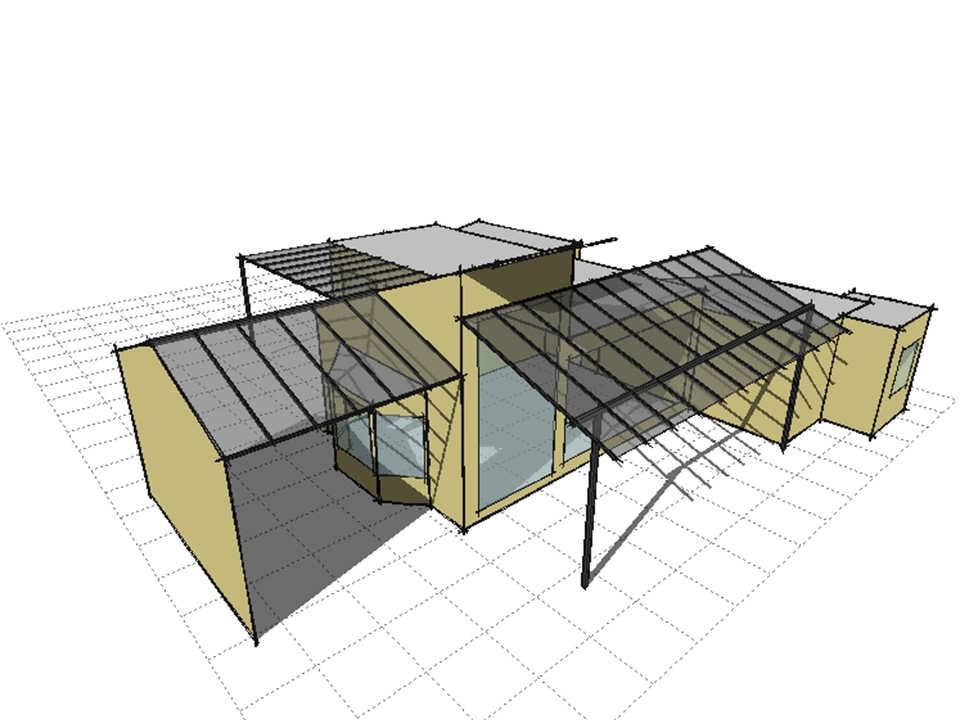 پروژه تحلیل یک ویلای مسکونی با نرم افزار اکوتکت