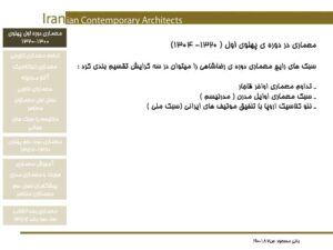 معماران معاصر ایران