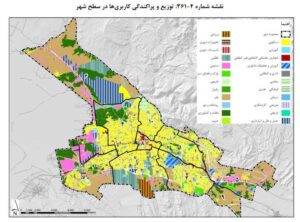 کاربری اراضی شهر تبریز 1395