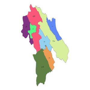 شیپ فایل ها و نقشه های تقسیمات سیاسی استان کهگیلویه و بویراحمد 1399