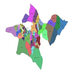 شیپ فایل دهستان های استان تهران 1399