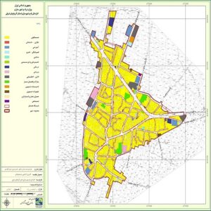 نقشه کاربری اراضی پیشنهادی شهر کلوانق 1395