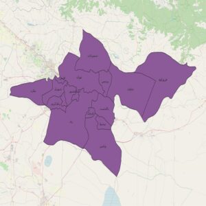 دانلود نقشه‌های شیپ فایل تقسیمات کشوری استان تهران 1401