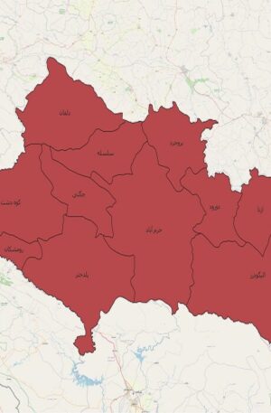 دانلود جدیدترین نقشه های تقسیمات کشوری استان لرستان 1401
