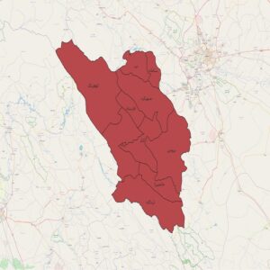 دانلود نقشه‌های شیپ فایل تقسیمات کشوری استان چهارومحال بختیاری 1401