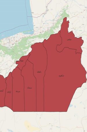 دانلود جدیدترین نقشه های تقسیمات کشوری استان سمنان 1401