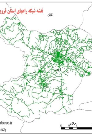 دانلود جدیدترین نقشه شیپ فایل شبکه راههای استان فارس 1402