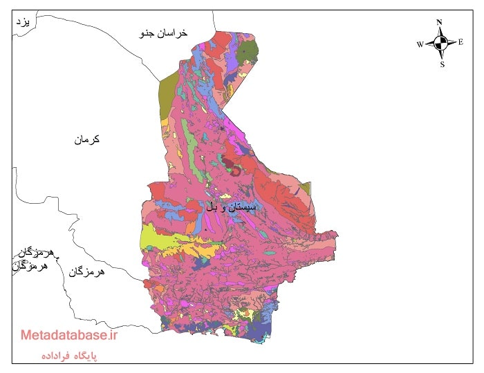 نقشه کاربری اراضی سیستان و بلوچستان