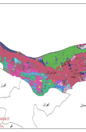 نقشه کاربری اراضی مازندران