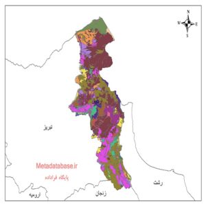 دانلود نقشه شیپ فایل کاربری اراضی اردبیل