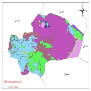 دانلود نقشه شیپ فایل کاربری اراضی قم