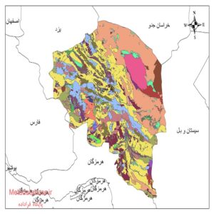 دانلود نقشه شیپ فایل کاربری اراضی کرمان