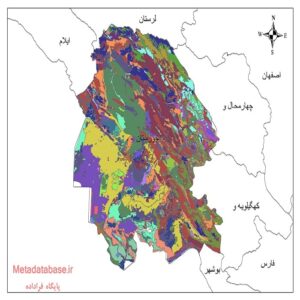 دانلود نقشه شیپ فایل کاربری اراضی خوزستان