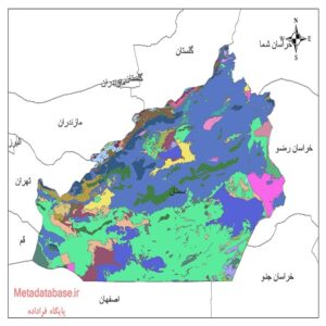 دانلود نقشه شیپ فایل کاربری اراضی سمنان