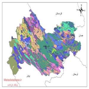 دانلود نقشه شیپ فایل کاربری اراضی کرمانشاه
