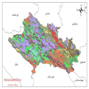 دانلود نقشه شیپ فایل کاربری اراضی لرستان