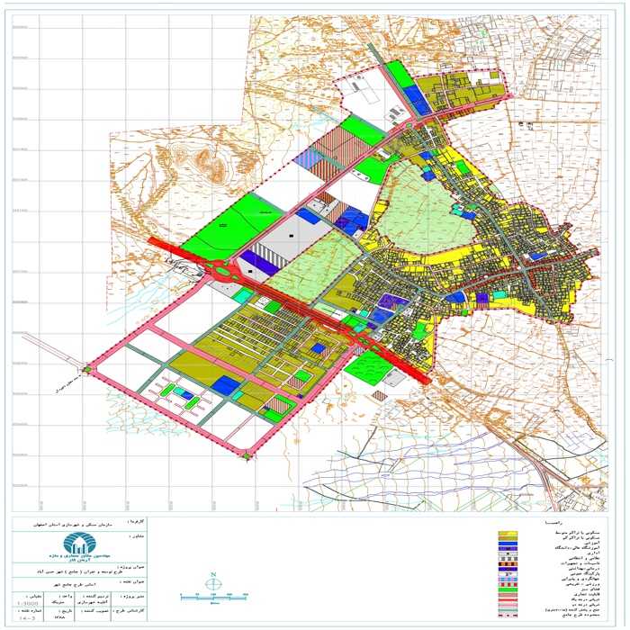 دانلود طرح توسعه و عمران (جامع) شهر حسن آباد 1389 + آلبوم نقشه ها