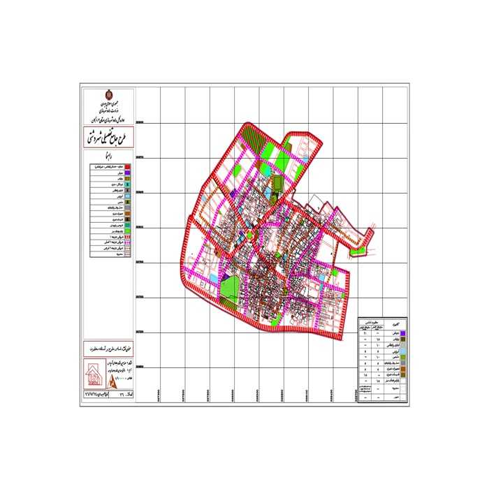 دانلود طرح جامع – تفصیلی شهر دشتی 1396 + آلبوم نقشه ها