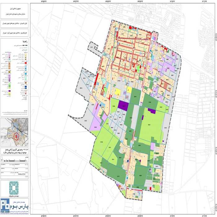 دانلود طرح راهبردی-ساختاری شهر ملارد 1390 + آلبوم نقشه ها
