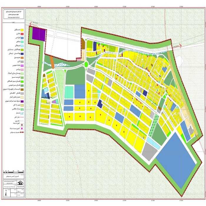 دانلود طرح جامع و تفصیلی شهر پرندک 1390 + آلبوم نقشه ها