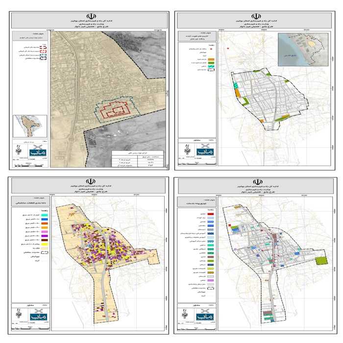 دانلود طرح جامع و تفصیلی شهر دلوار 1394 + آلبوم نقشه ها