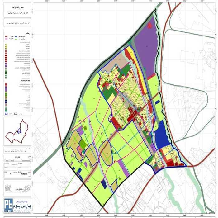 دانلود طرح ساختاری راهبردی نسیم شهر 1390 + آلبوم نقشه ها