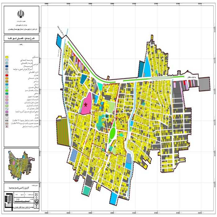 دانلود طرح جامع – تفصیلی شهر نقنه + آلبوم نقشه ها