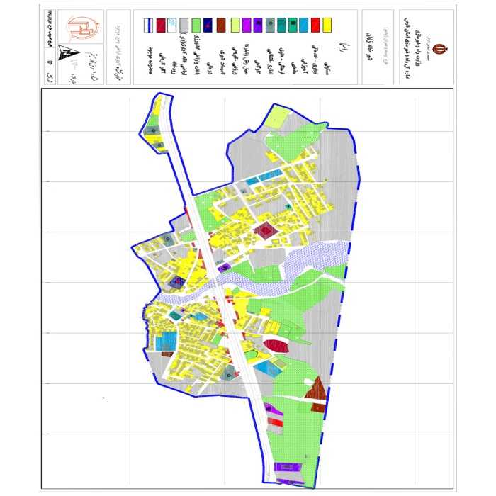 دانلود طرح توسعه و عمران (جامع) شهر خان زنیان + آلبوم نقشه ها