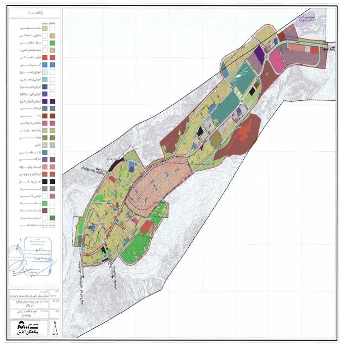 دانلود بازنگری طرح تفصیلی شهر آباده + آلبوم نقشه ها