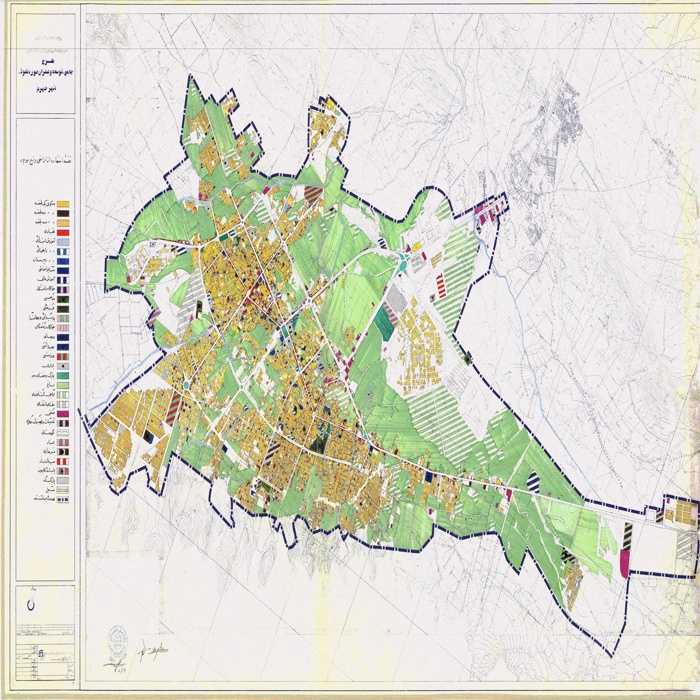 دانلود طرح توسعه و عمران (جامع) شهر جهرم + آلبوم نقشه ها