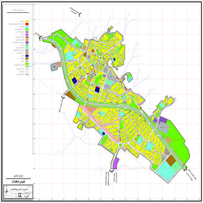 دانلود طرح جامع – تفصیلی شهر دهدز + آلبوم نقشه ها