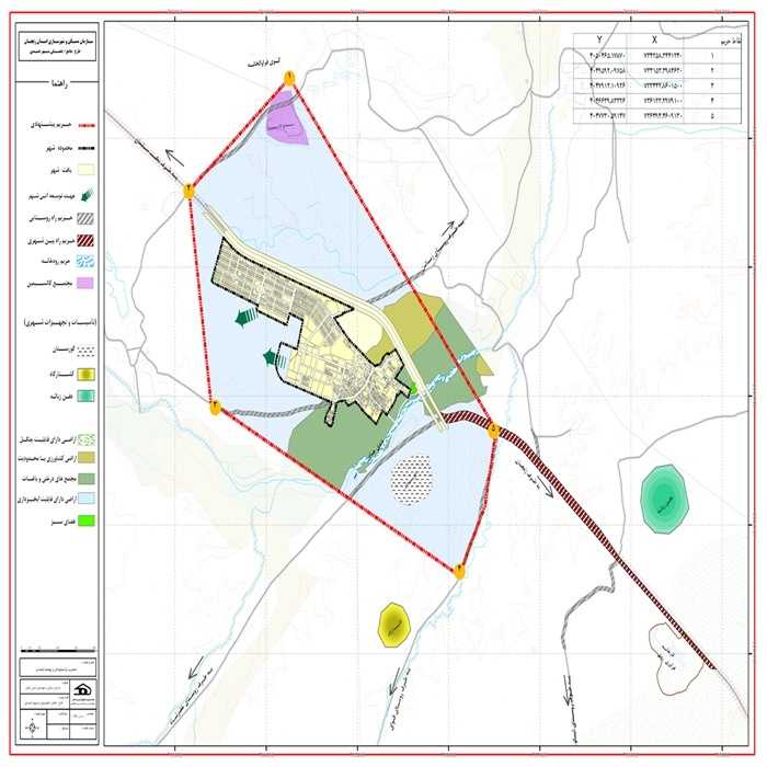 دانلود طرح جامع – تفصیلی شهر دندی + آلبوم نقشه ها