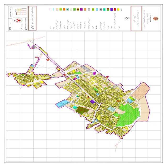دانلود طرح توسعه و عمران (جامع) شهر سیدان + آلبوم نقشه ها